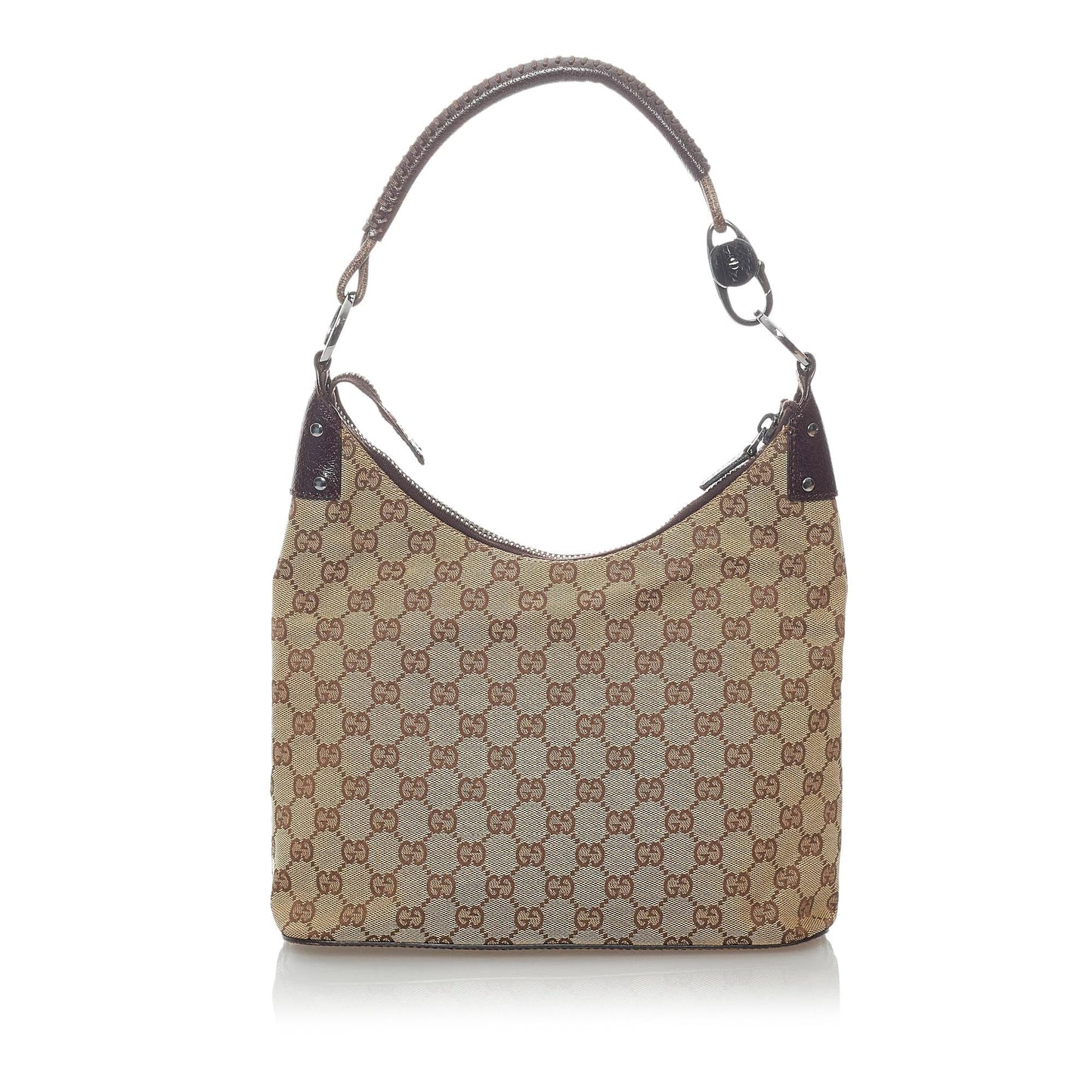 Gucci GG SHG Canvas Brown Shoulder Bag 40