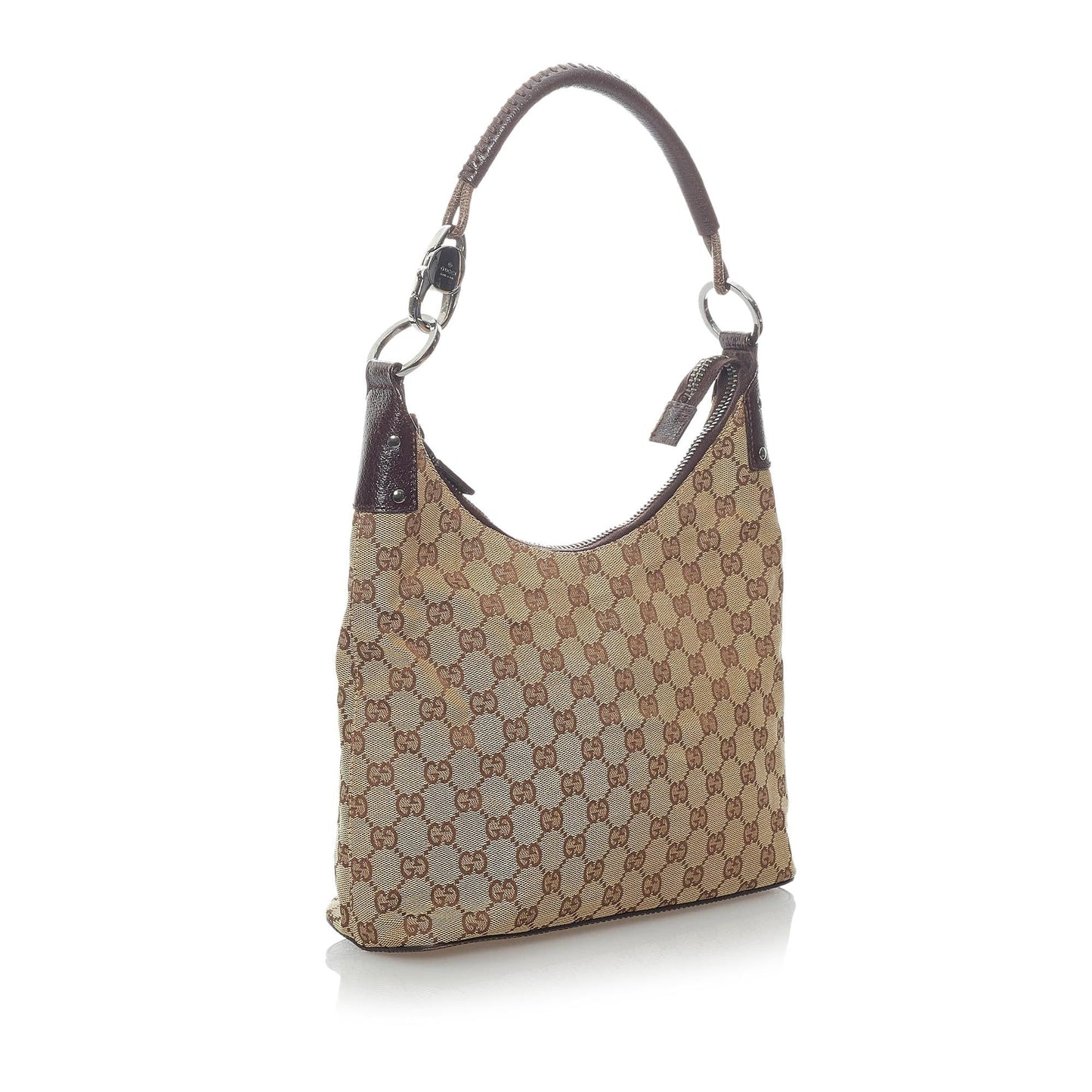 Gucci GG SHG Canvas Brown Shoulder Bag 40