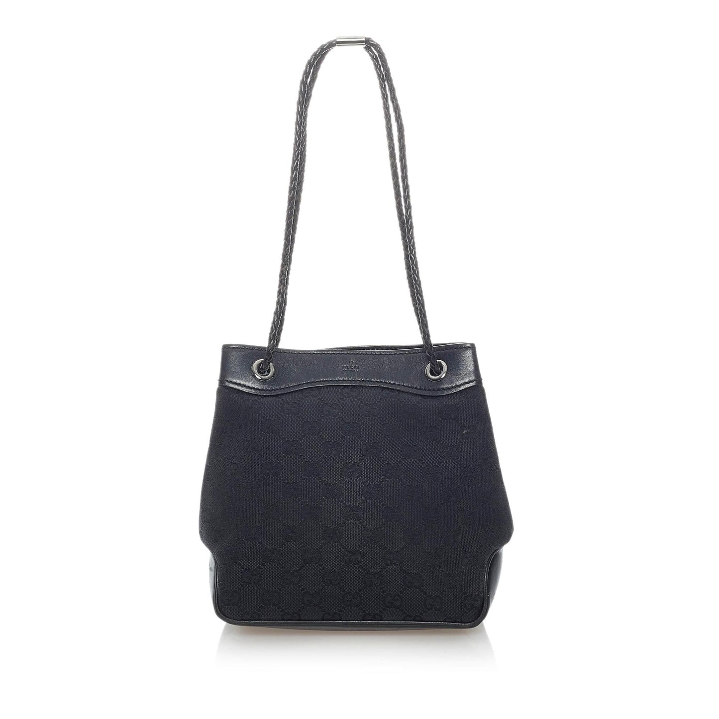 Gucci GG SHG Canvas Calf Black Shoulder Bag 5