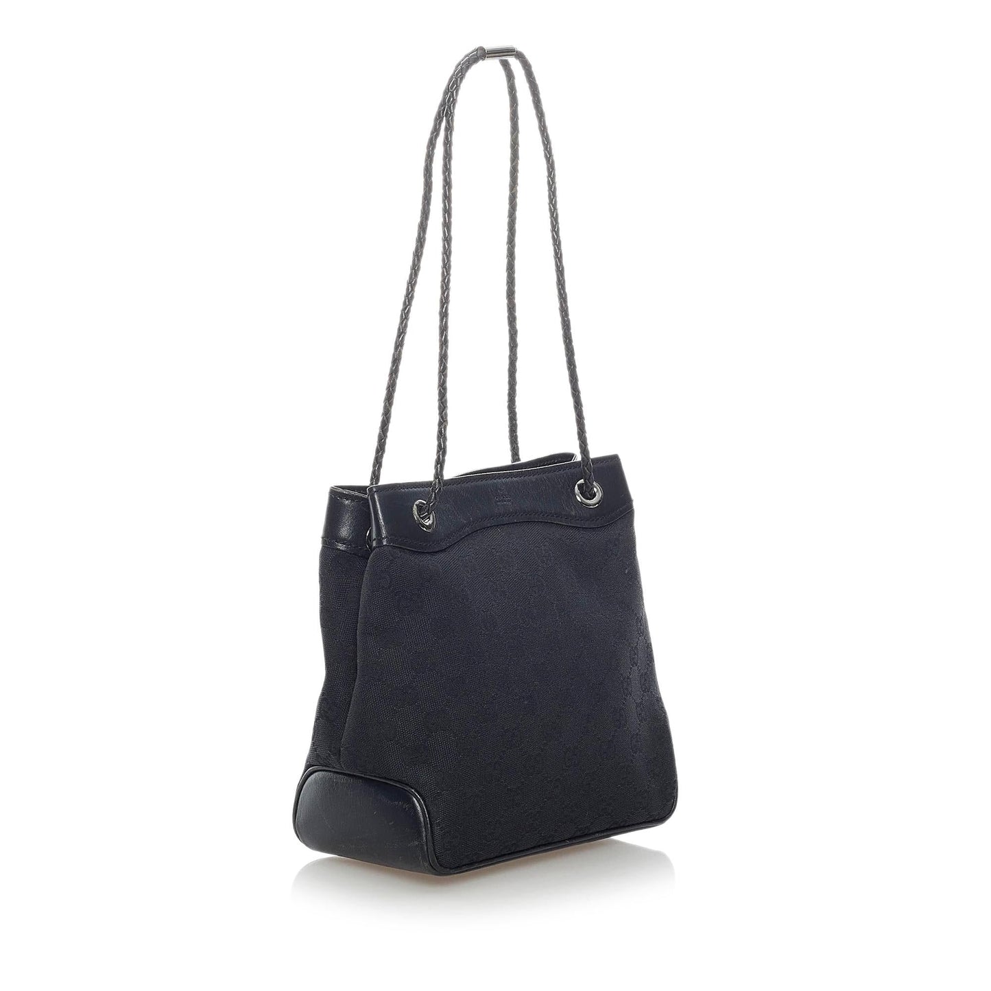 Gucci GG SHG Canvas Calf Black Shoulder Bag 5