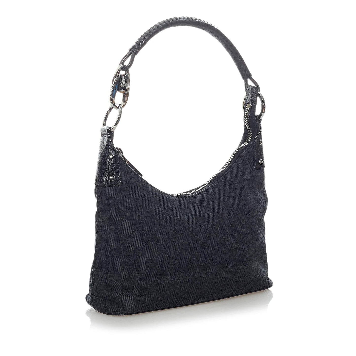 Gucci GG SHG Canvas Black Shoulder Bag 28