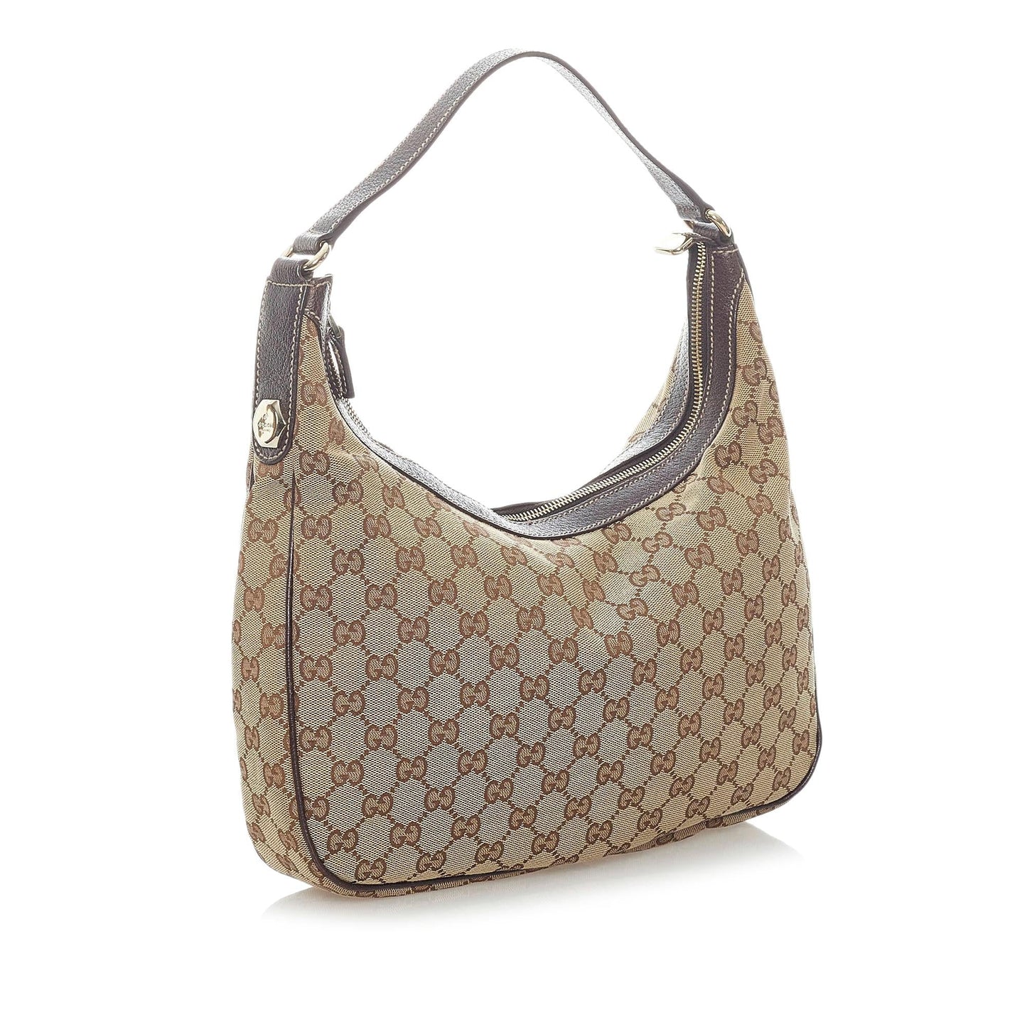Gucci GG SHG Canvas Brown Shoulder Bag 3