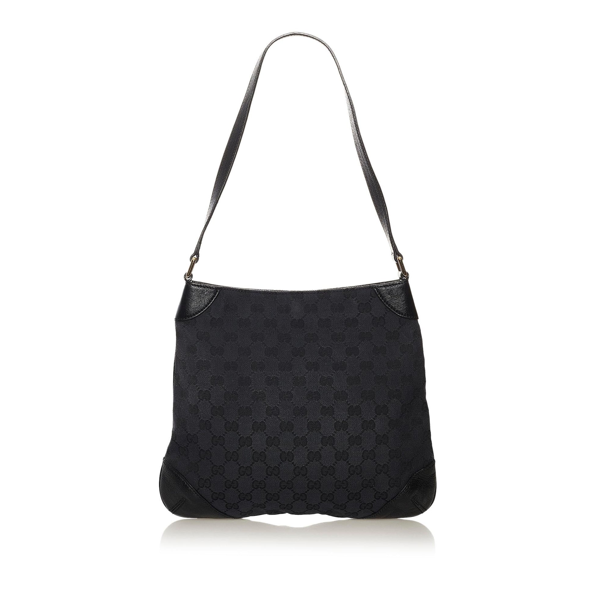 Gucci GG SHG Canvas Black Shoulder Bag
