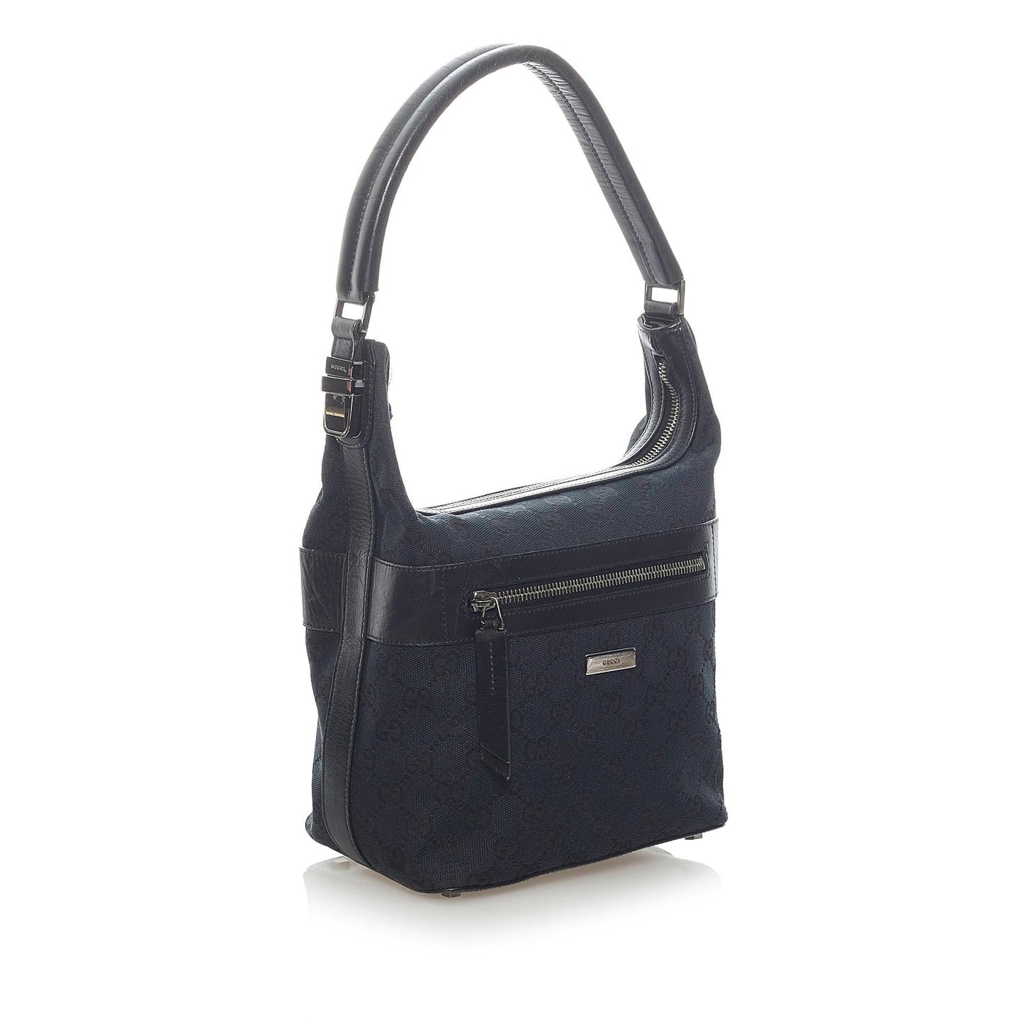 Gucci GG SHG Canvas Black Shoulder Bag Bag Shg