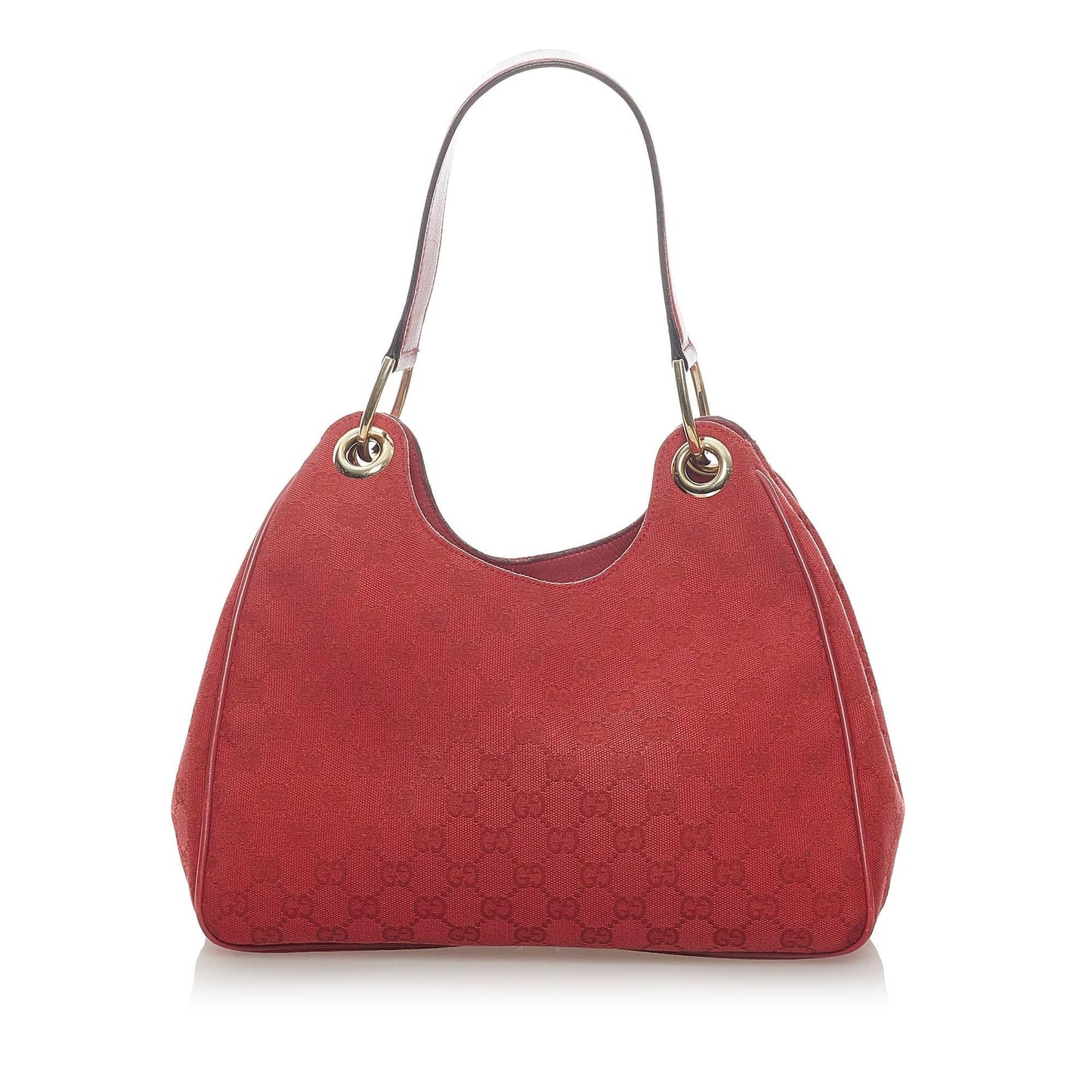 Gucci GG SHG Canvas Calf Red Shoulder Bag