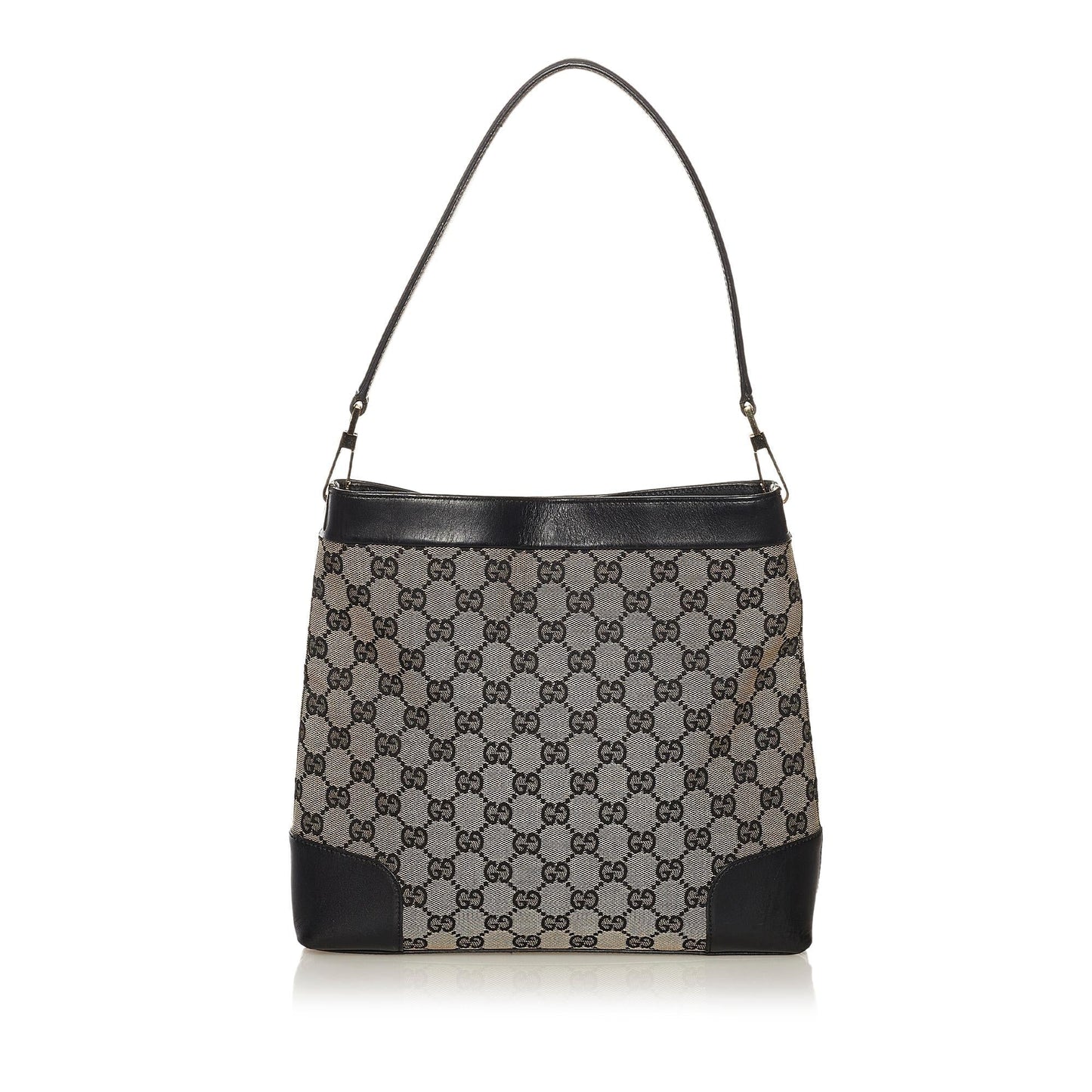 Gucci GG SHG Canvas Black Grey Shoulder Bag