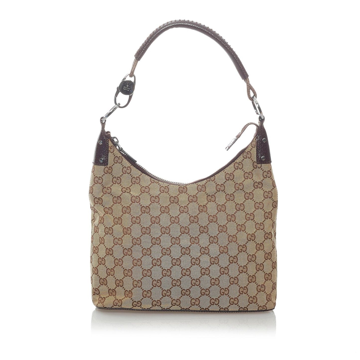 Gucci GG SHG Canvas Brown Shoulder Bag 9