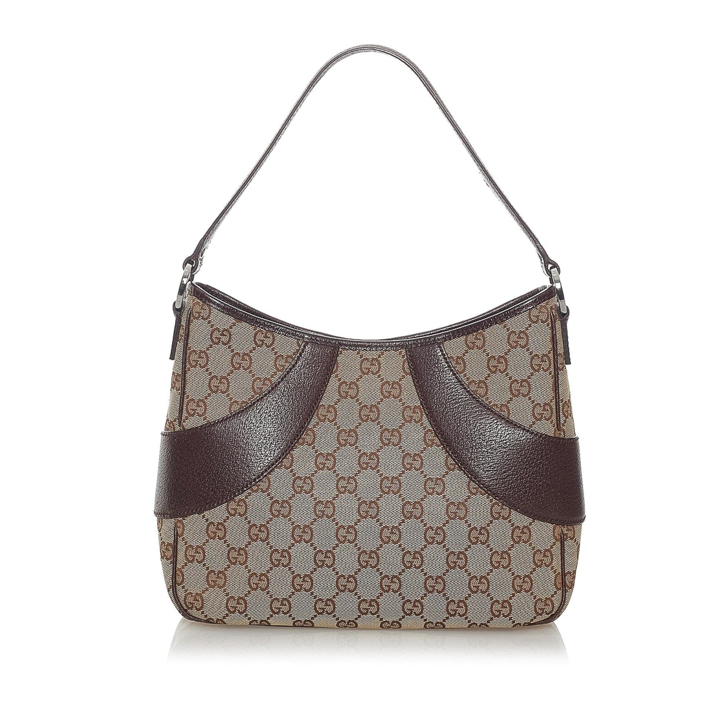 Gucci GG SHG Canvas Brown Shoulder Bag 10