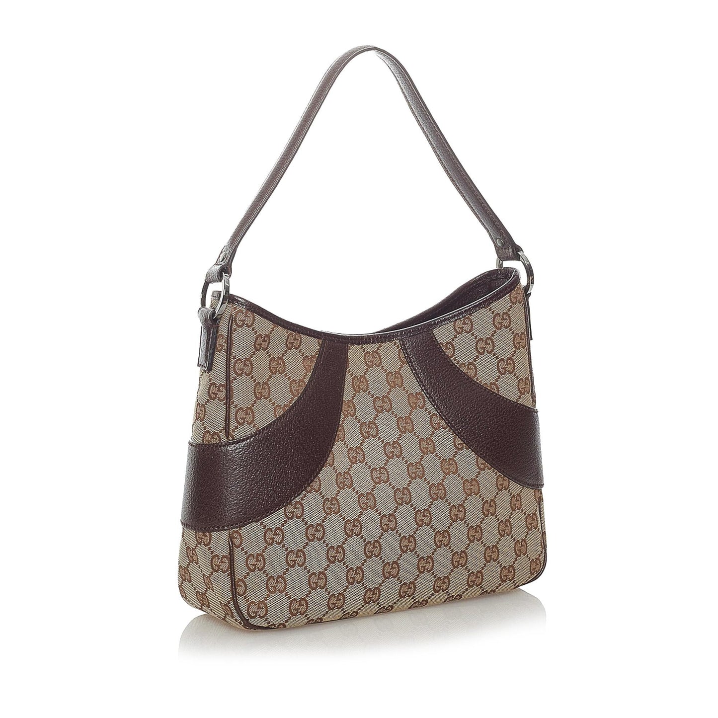Gucci GG SHG Canvas Brown Shoulder Bag 10