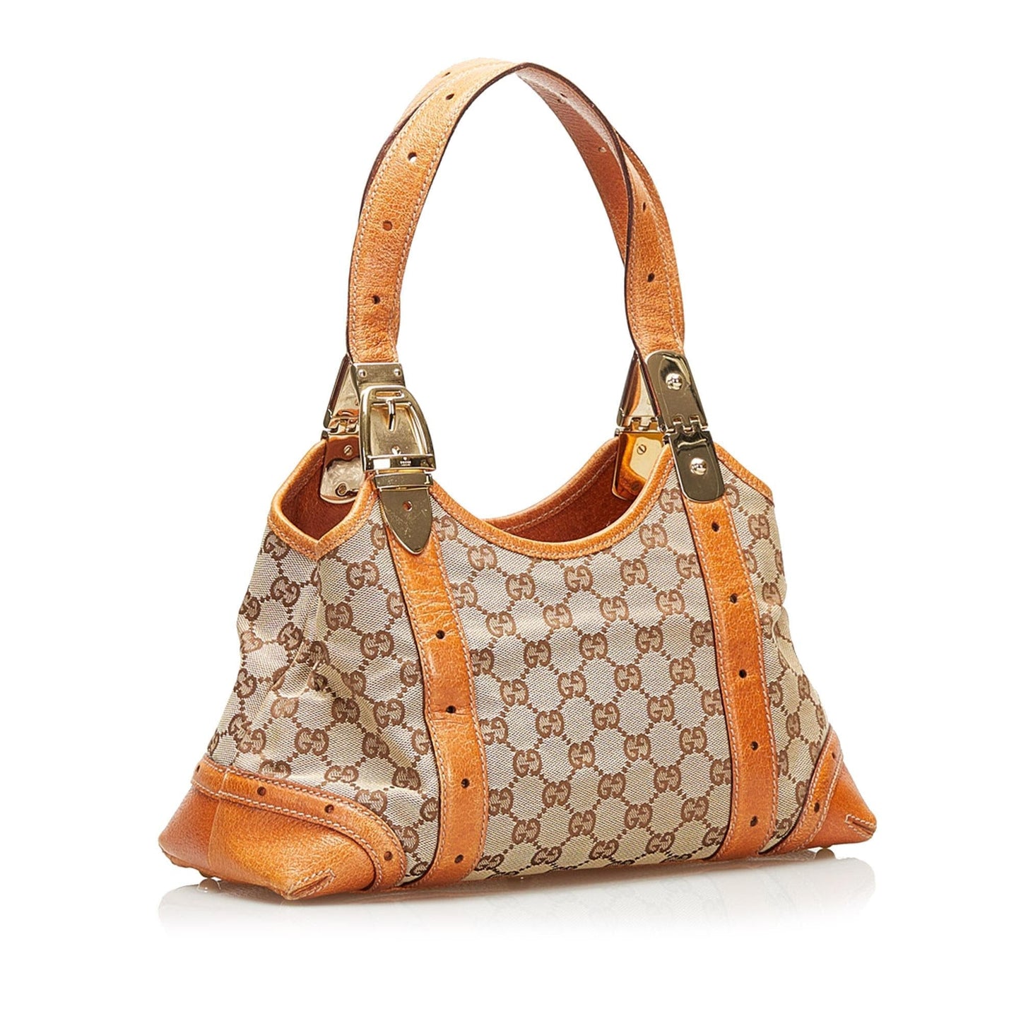Gucci GG SHG Canvas Brown Shoulder Bag 15