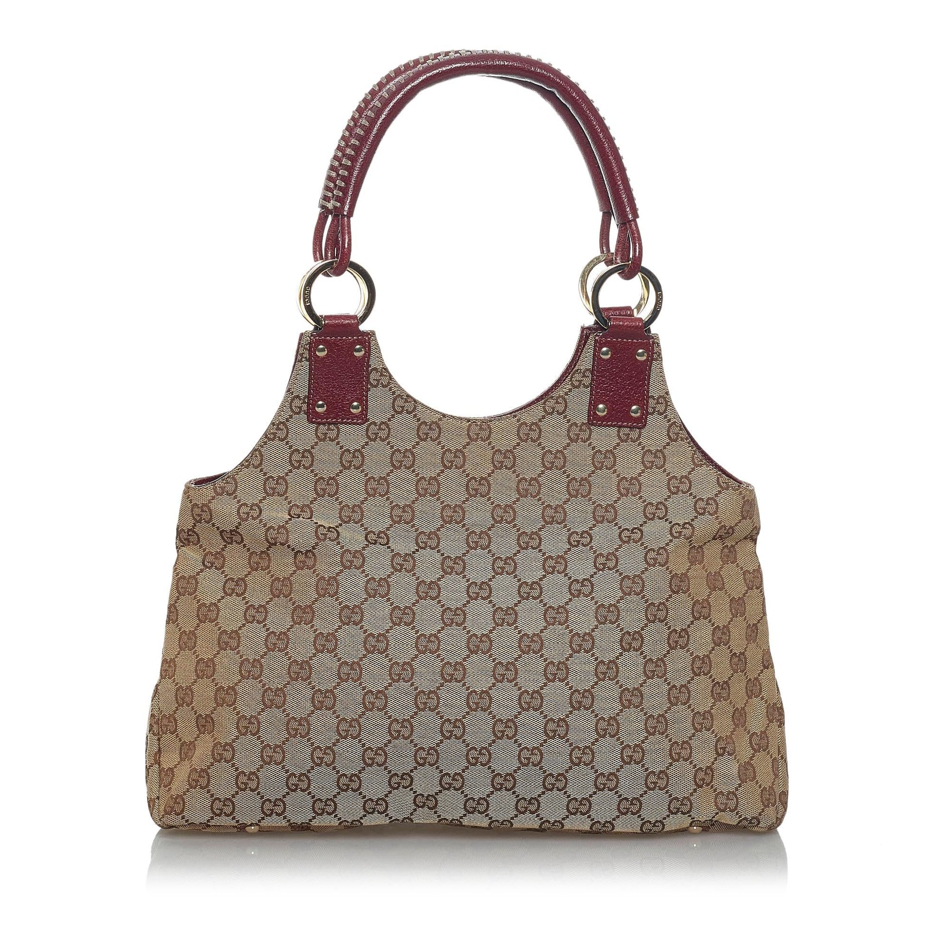 Gucci GG SHG Canvas Brown Shoulder Bag 13