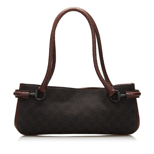 Gucci GG SHG Canvas Brown Shoulder Bag 17