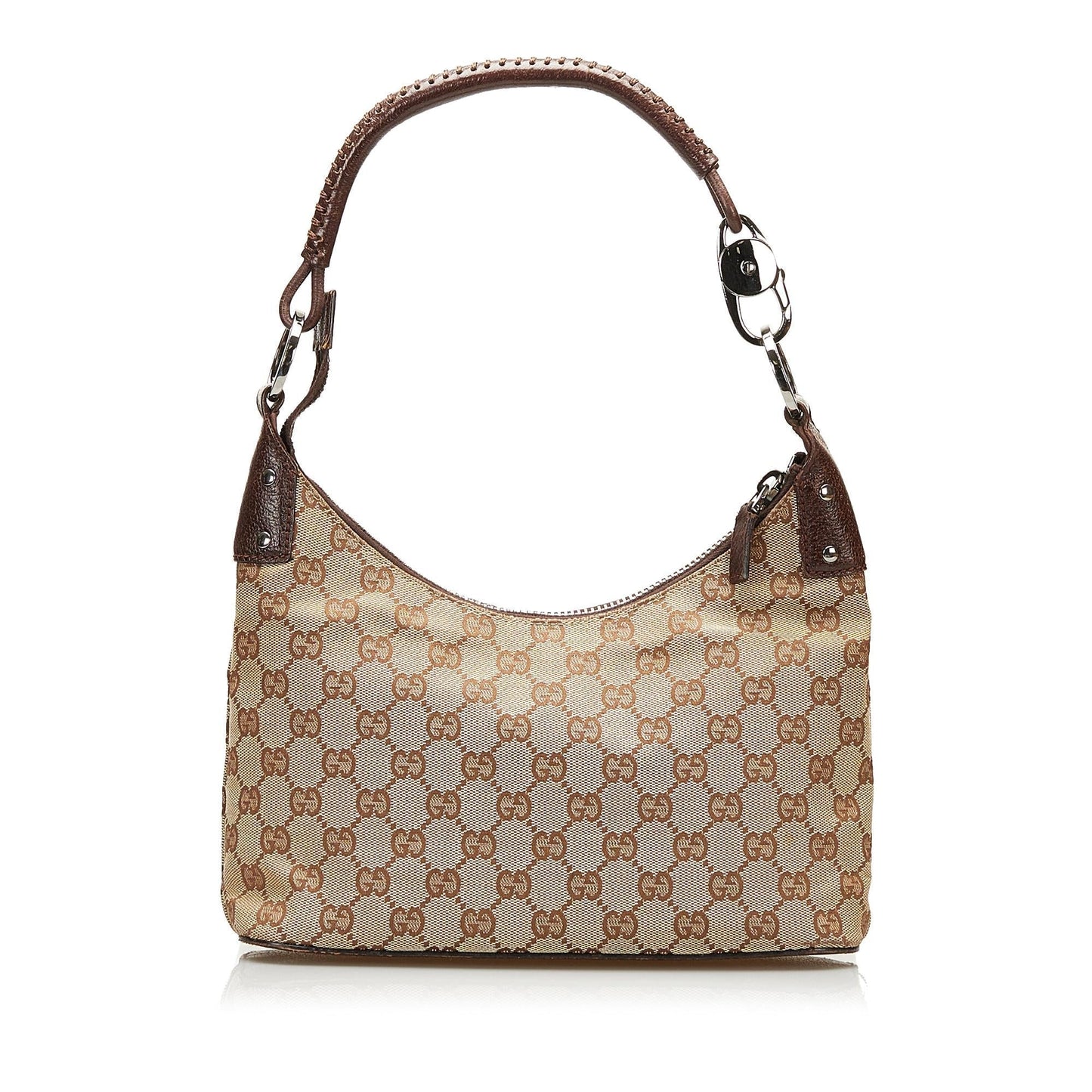 Gucci GG SHG Canvas Brown Shoulder Bag 16