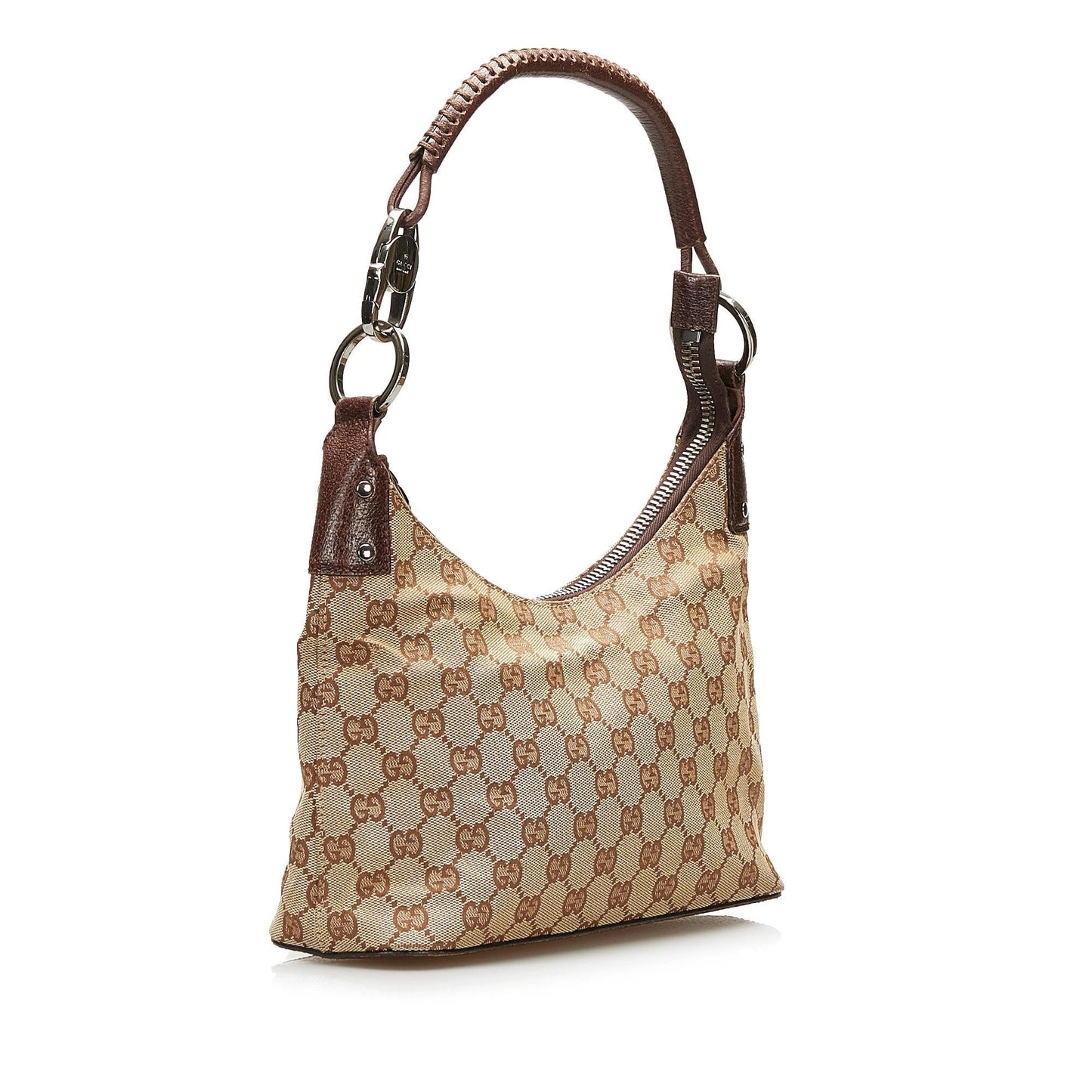 Gucci GG SHG Canvas Brown Shoulder Bag 16