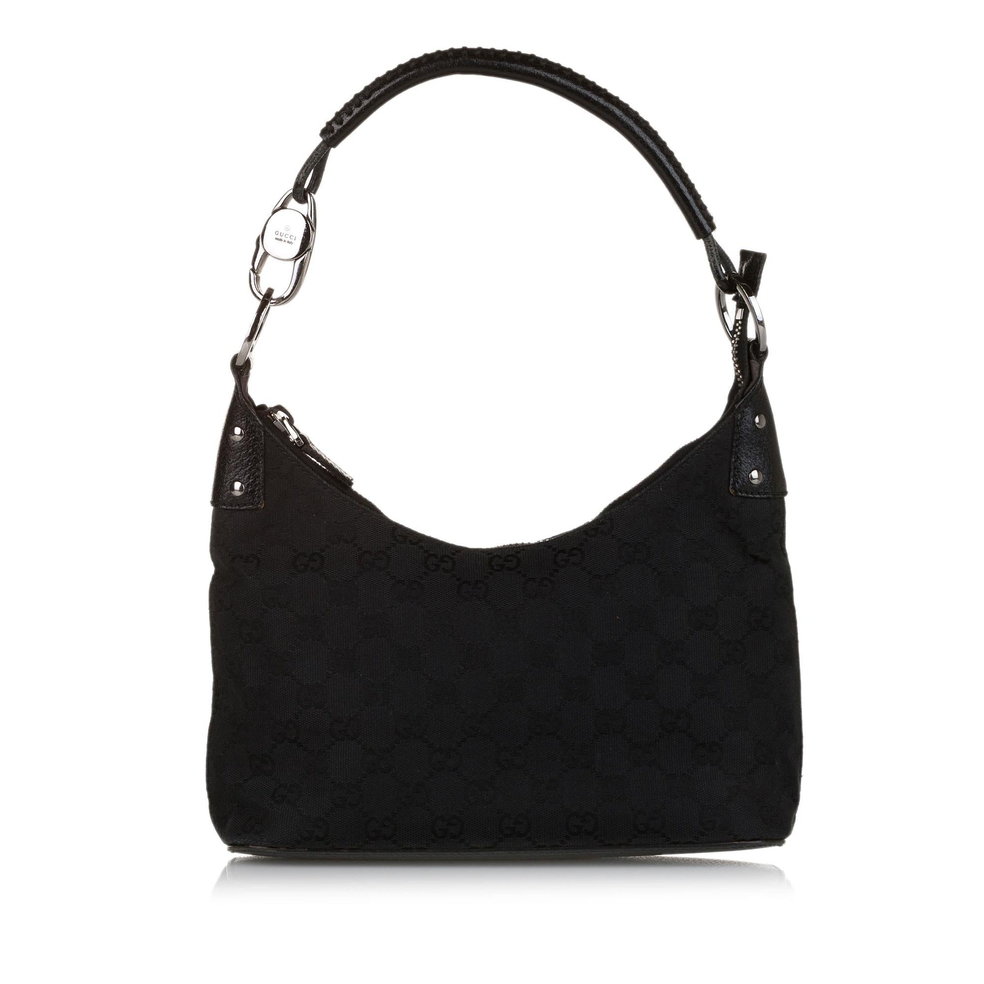 Gucci GG SHG Canvas Black Shoulder Bag 11