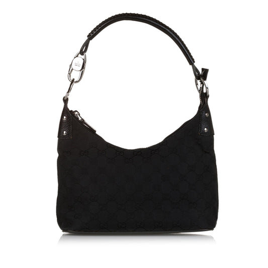 Gucci GG SHG Canvas Black Shoulder Bag 11