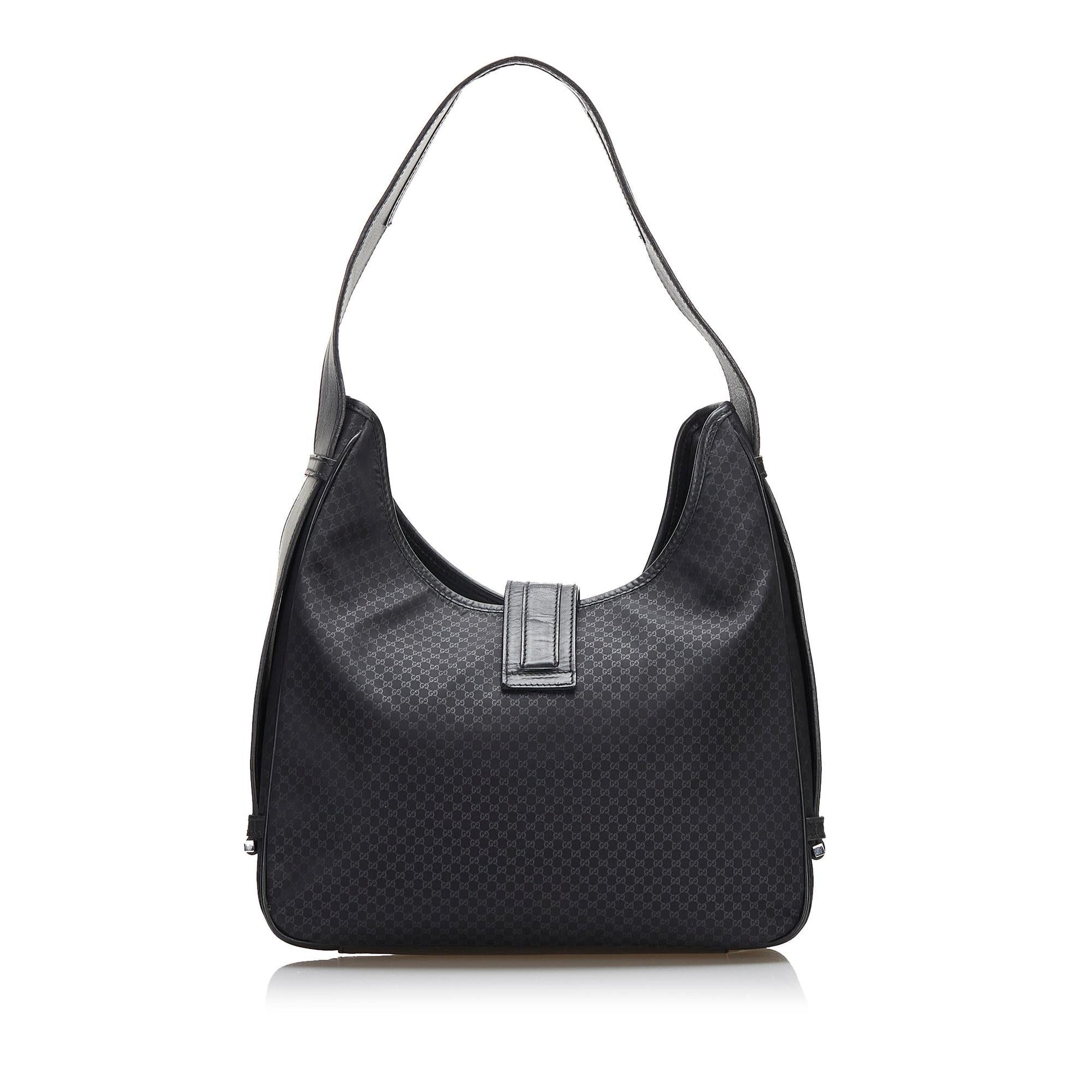 Gucci GG SHG-ibi7U4 Canvas Black Shoulder Bag