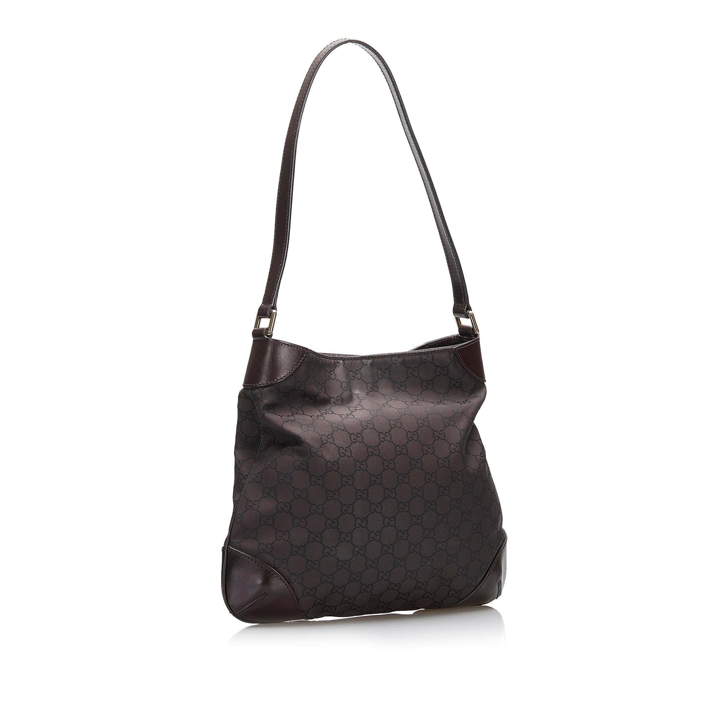 Gucci GG SHG-LQFQFM Canvas Brown Shoulder Bag