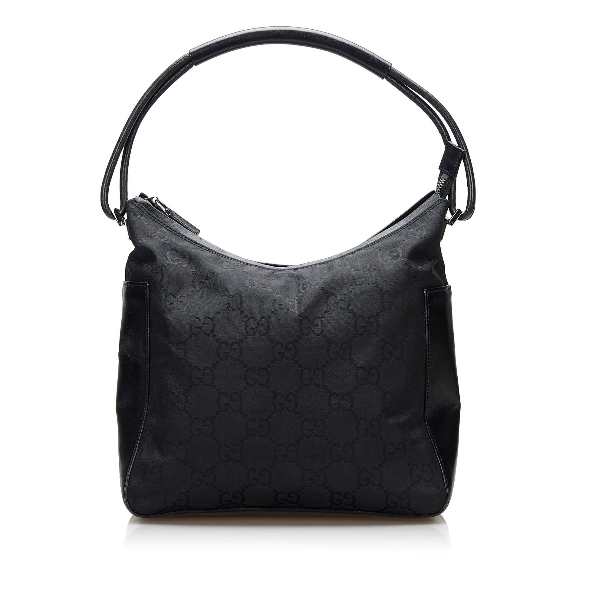 Gucci GG SHG-dglL5Q Canvas Black Shoulder Bag