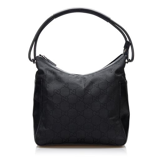 Gucci GG SHG-dglL5Q Canvas Black Shoulder Bag