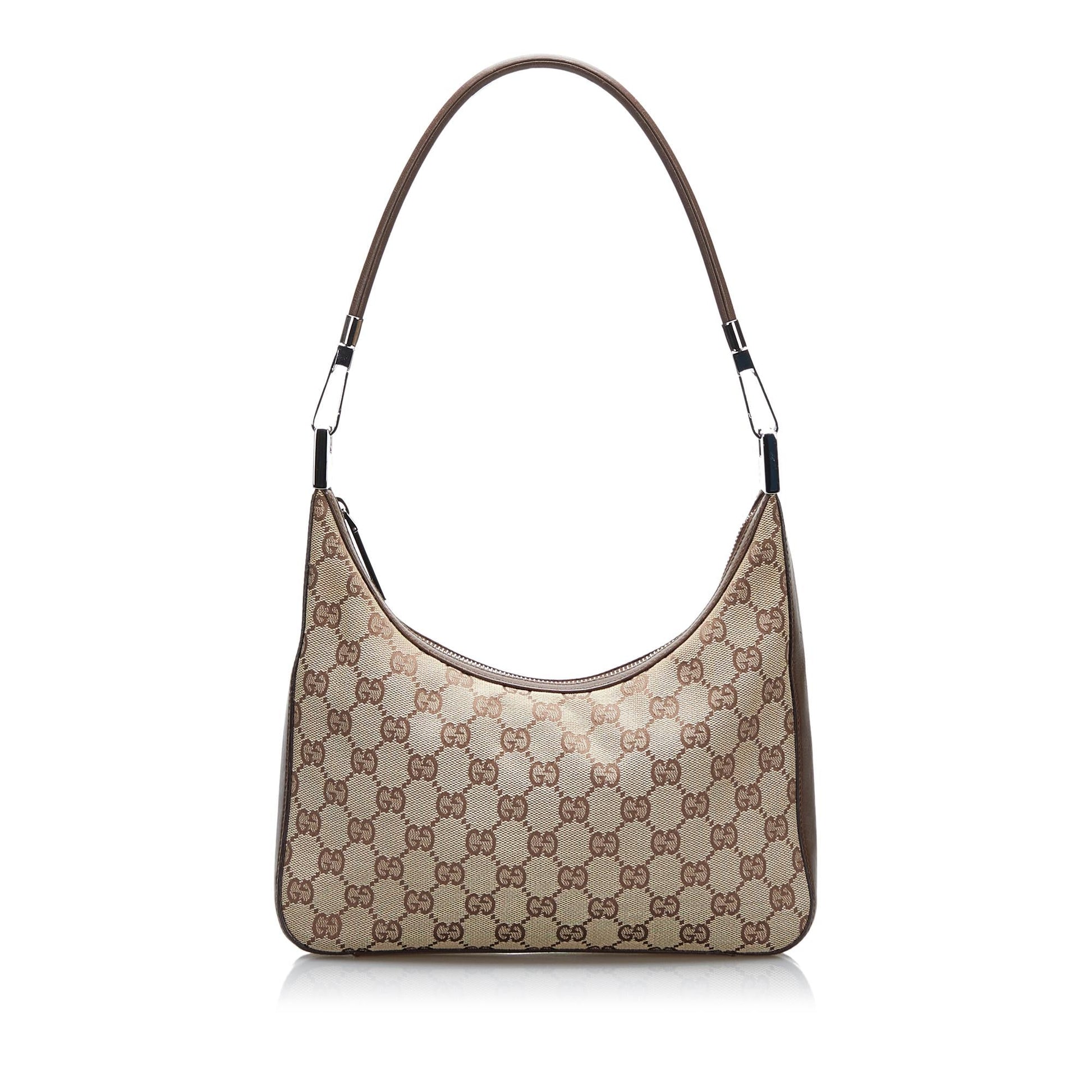 Gucci GG SHG-JMaLUS Canvas Brown Shoulder Bag