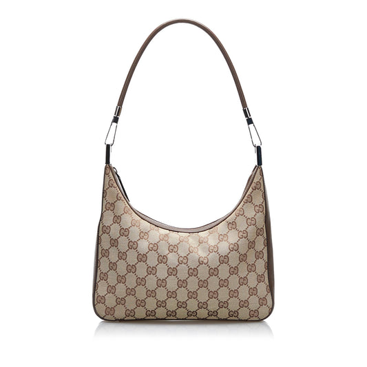 Gucci GG SHG-JMaLUS Canvas Brown Shoulder Bag