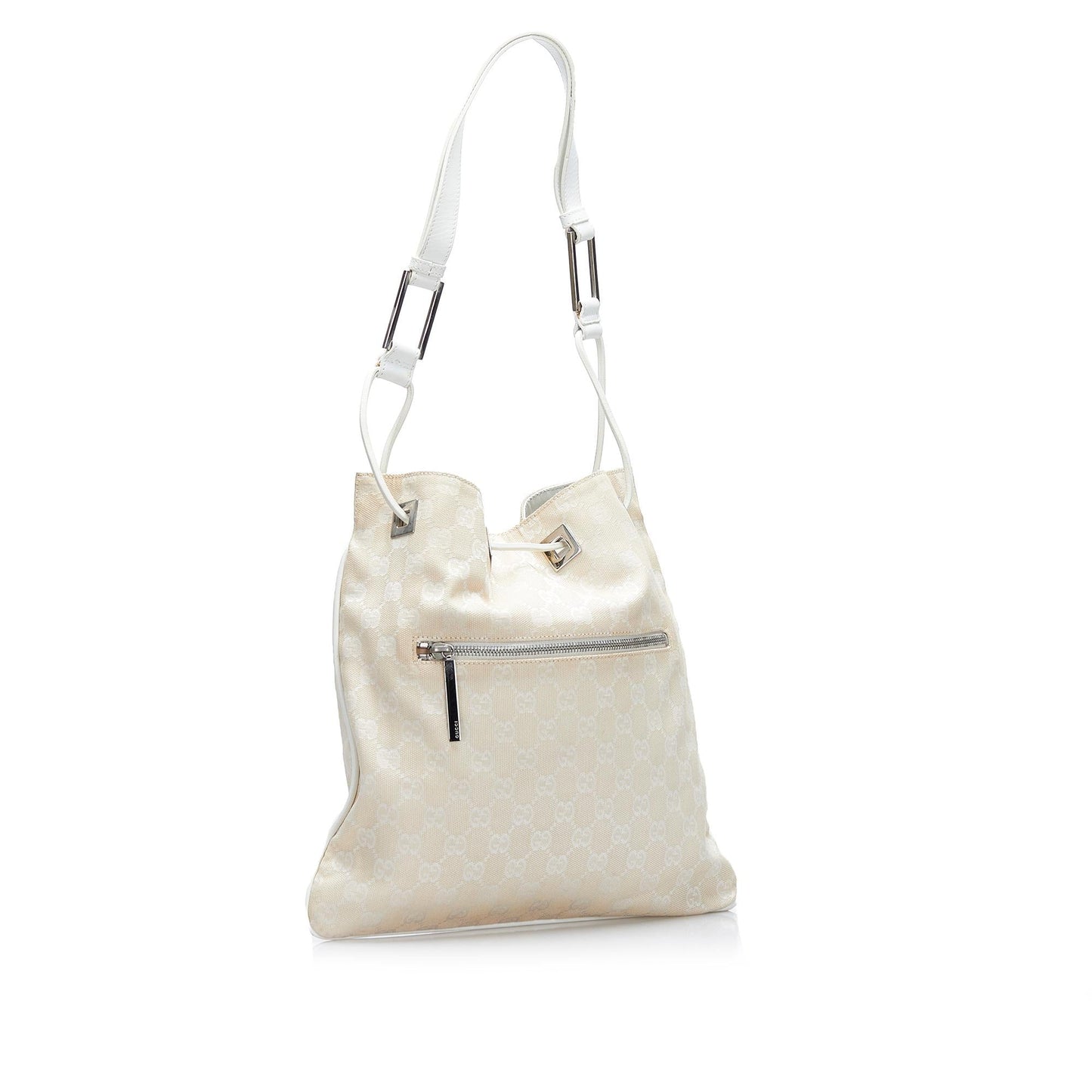Gucci GG SHG-eqbf6f Canvas White Shoulder Bag
