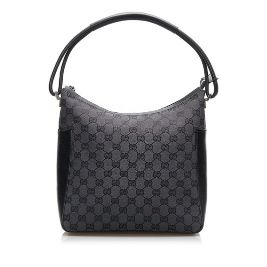 Gucci GG SHG-kuo N Canvas Grey Shoulder Bag