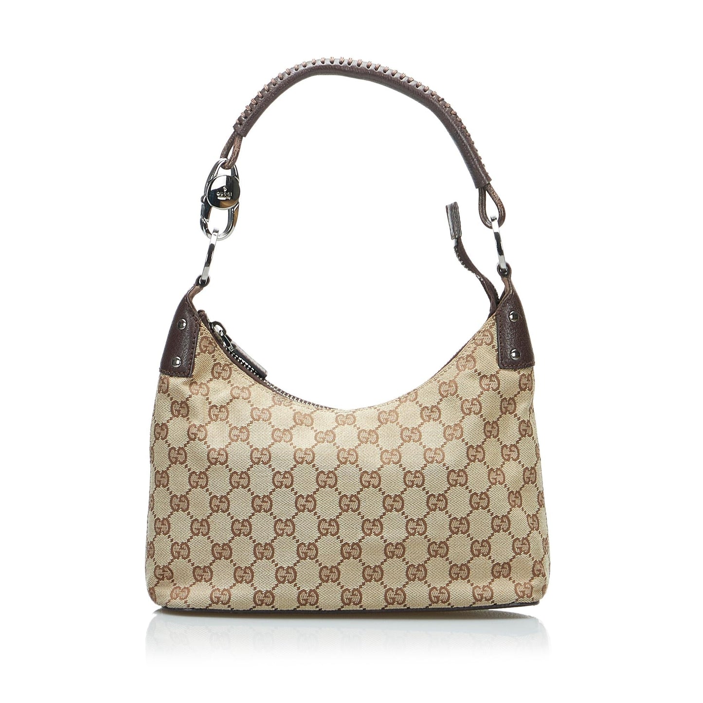 Gucci GG SHG-mViepe Canvas Brown Shoulder Bag