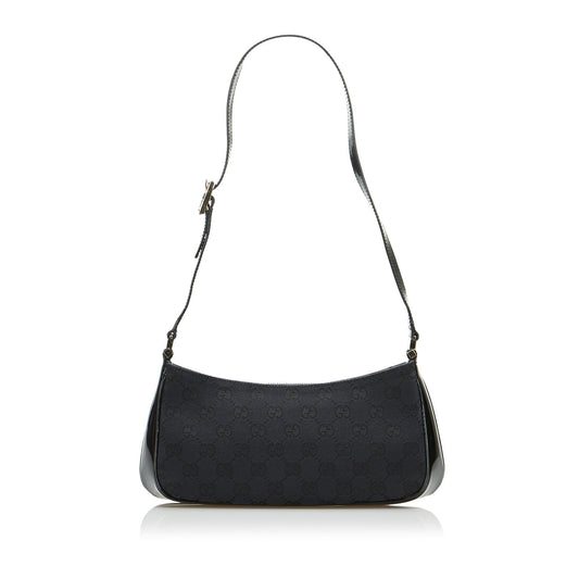Gucci GG SHG-bRqtr3 Canvas Black Shoulder Bag
