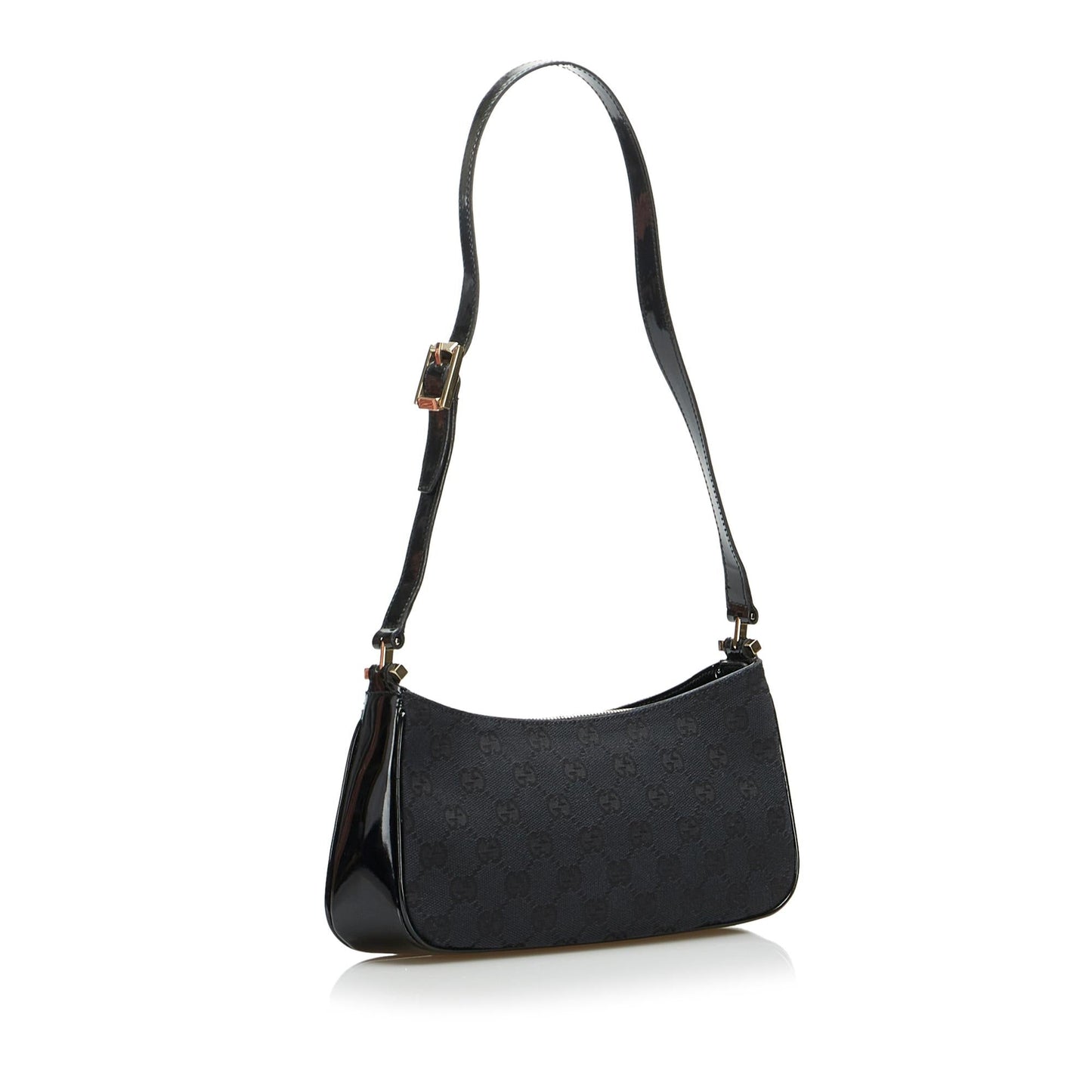 Gucci GG SHG-bRqtr3 Canvas Black Shoulder Bag