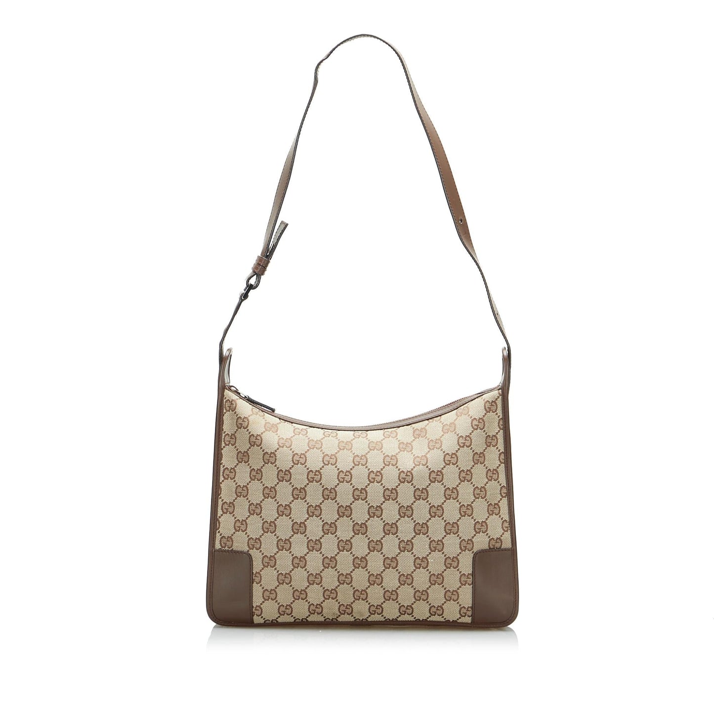 Gucci GG SHG-x3GZn7 Canvas Brown Shoulder Bag