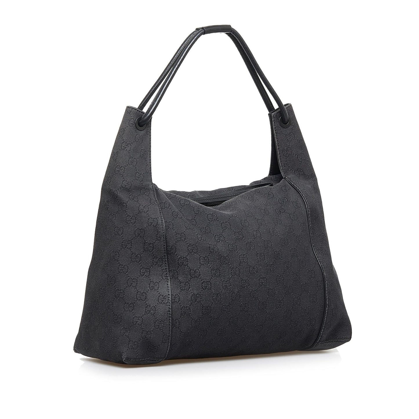 Gucci GG SHG-fi1l57 Canvas Black Shoulder Bag