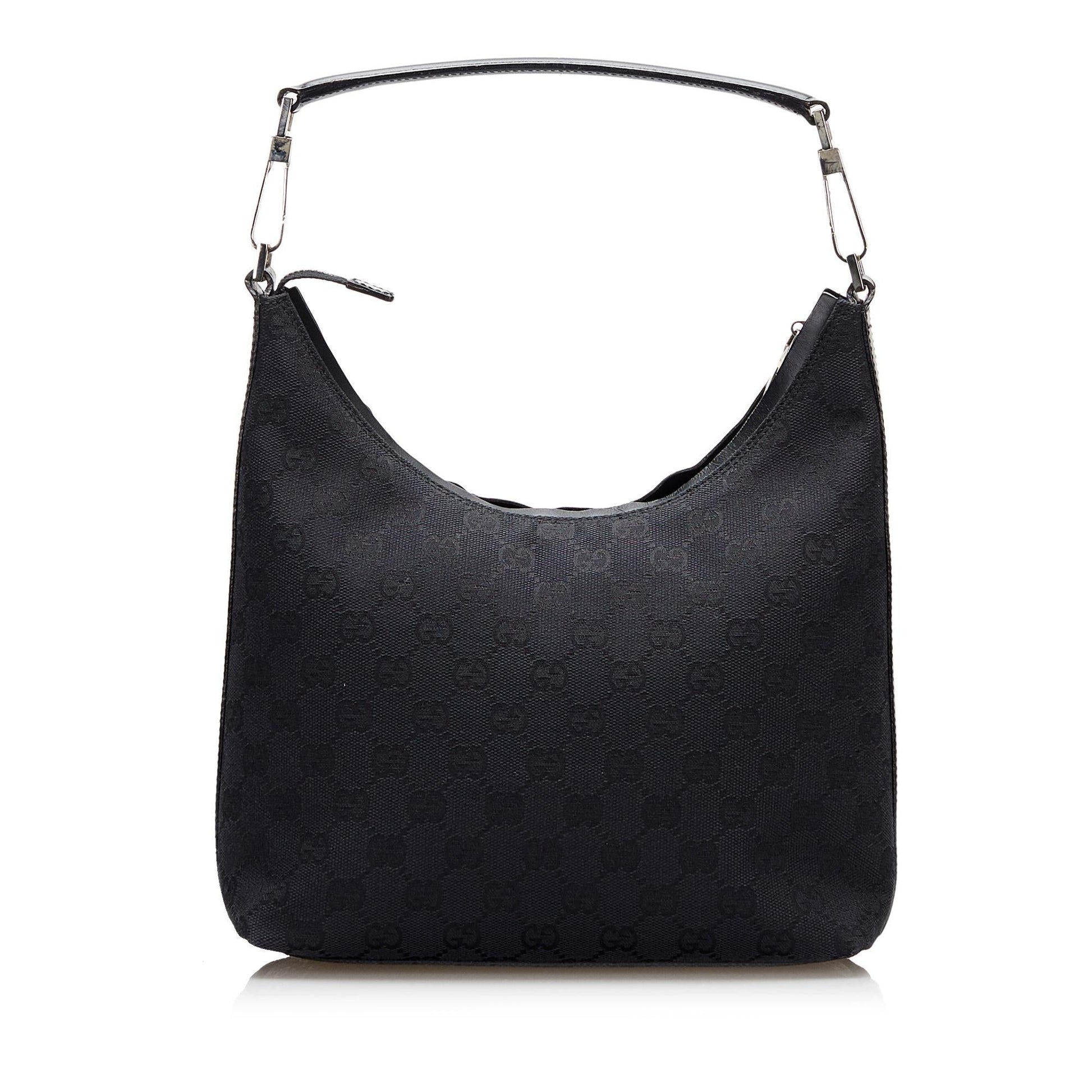 Gucci GG SHG-LLyqpA Canvas Calf Black Shoulder Bag