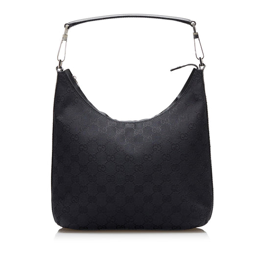 Gucci GG SHG-LLyqpA Canvas Calf Black Shoulder Bag