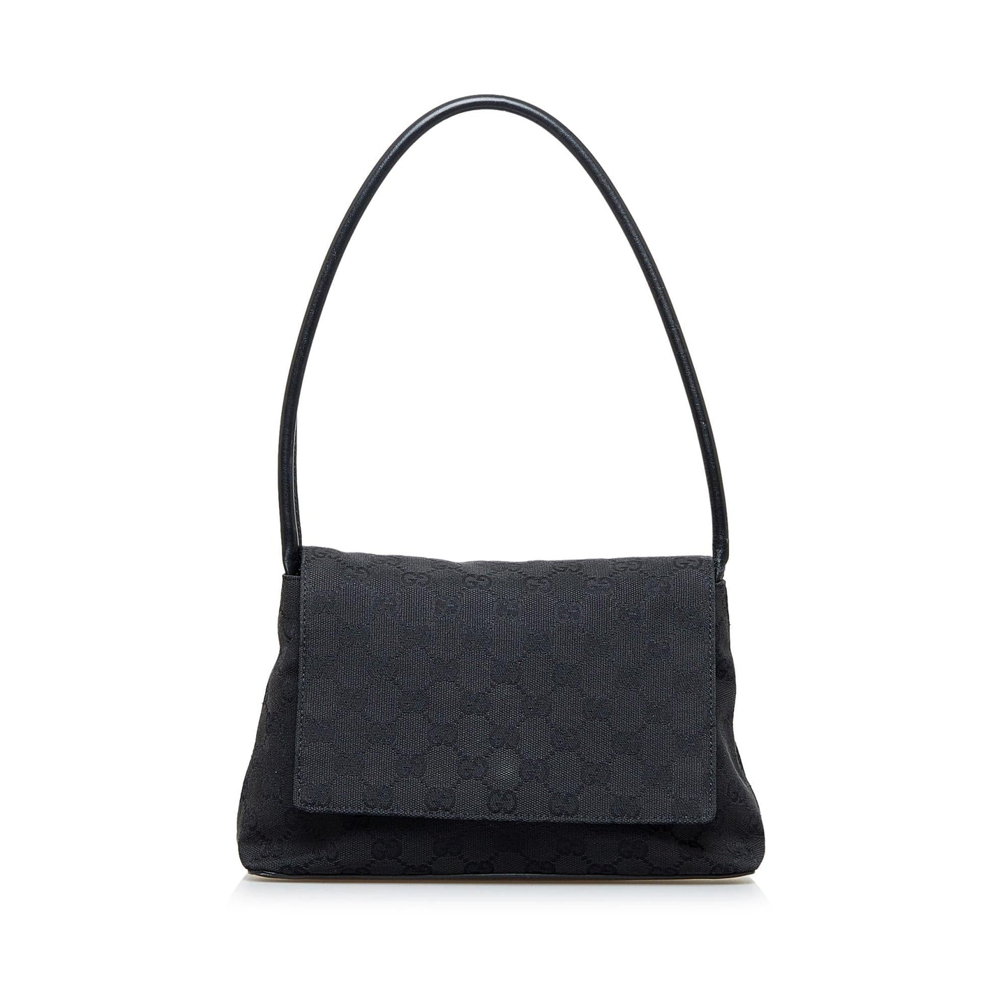 Gucci GG SHG-PaPFGP Canvas Black Shoulder Bag