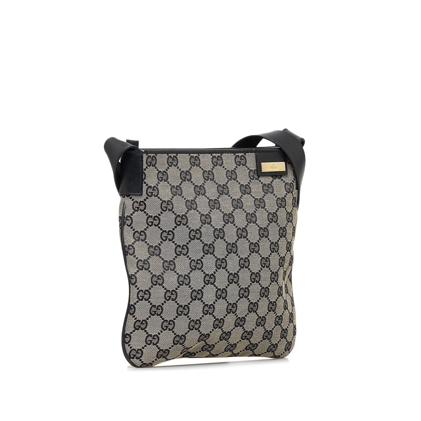 Gucci GG SHG-KtdU7n Canvas Calf Brown Shoulder Bag