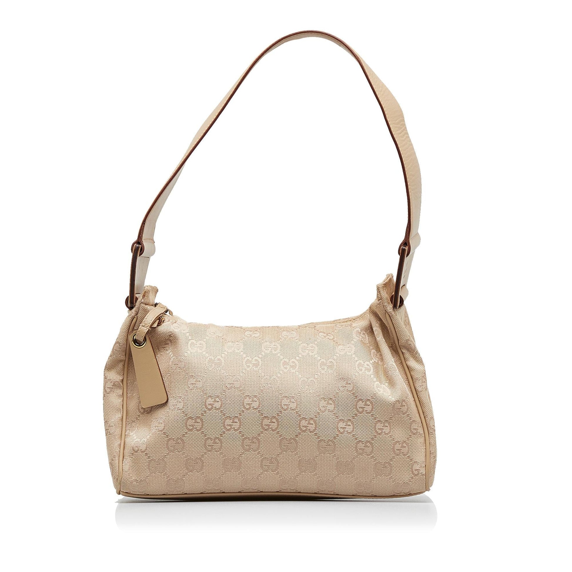 Gucci GG SHG-D4d51Q Canvas Calf Brown Shoulder Bag