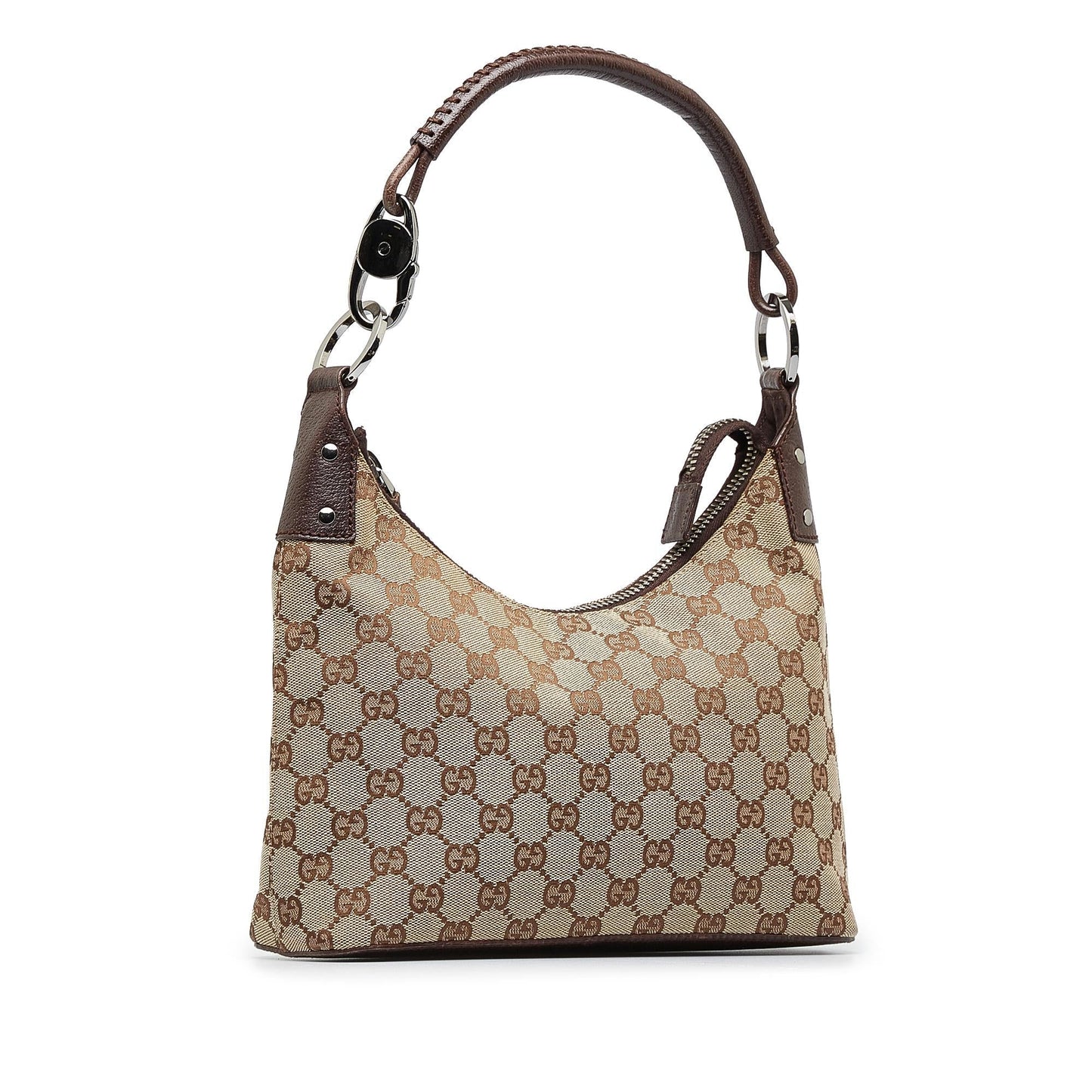 Gucci GG SHG-5uFSu9 Canvas Brown Shoulder Bag