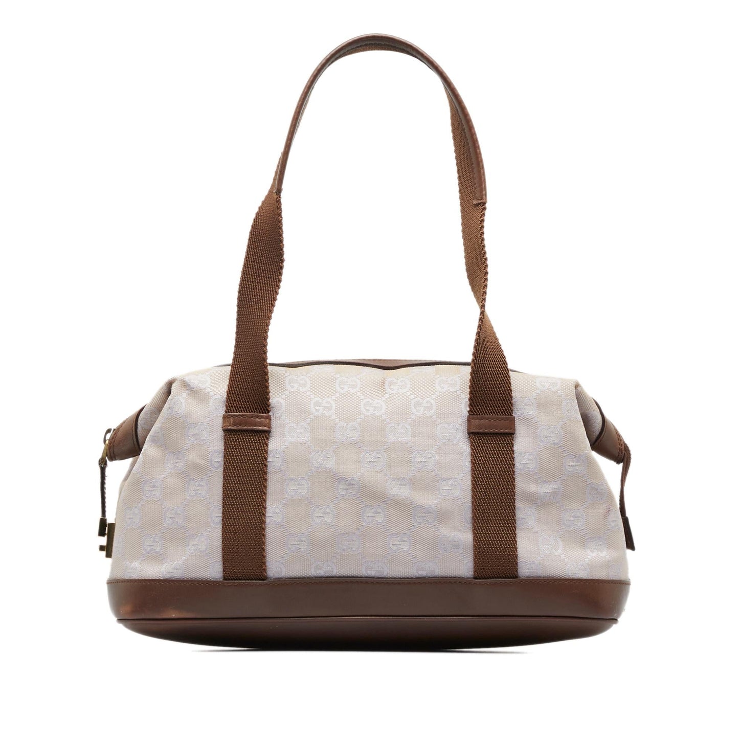 Gucci GG SHG-TWQbJL Canvas Calf Brown Shoulder Bag