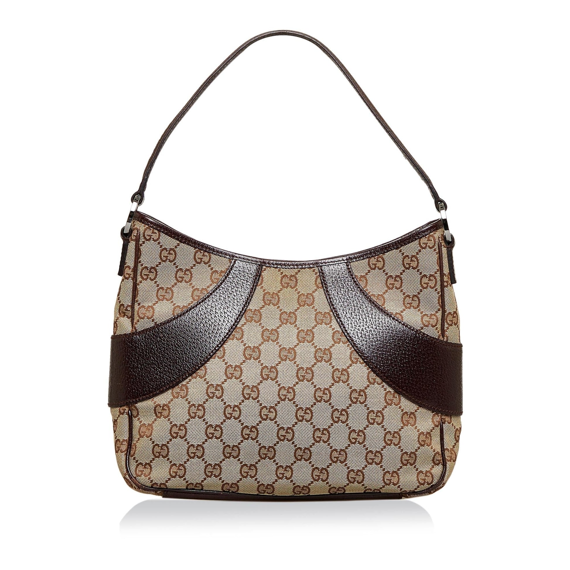 Gucci GG SHG-pIzlh5 Canvas Brown Shoulder Bag
