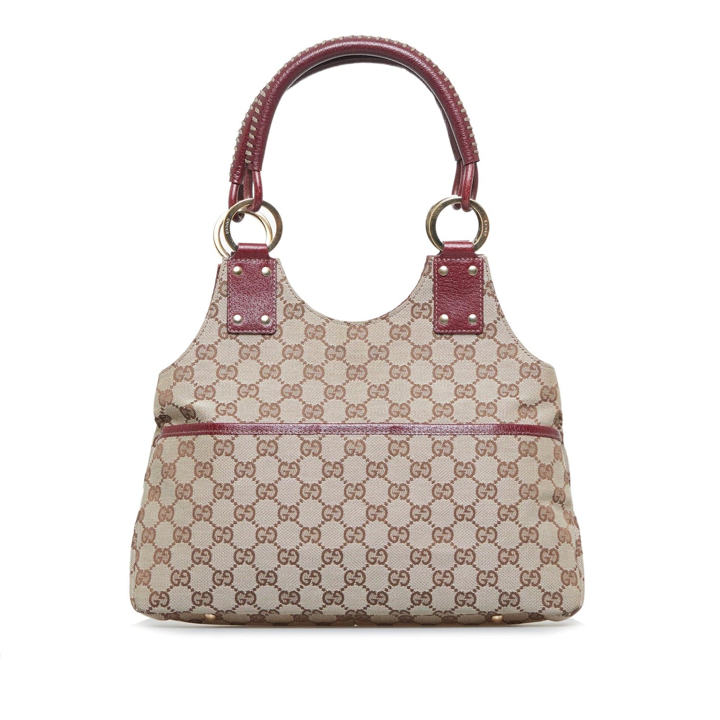 Gucci GG SHG-CI5et1 Canvas Brown Shoulder Bag