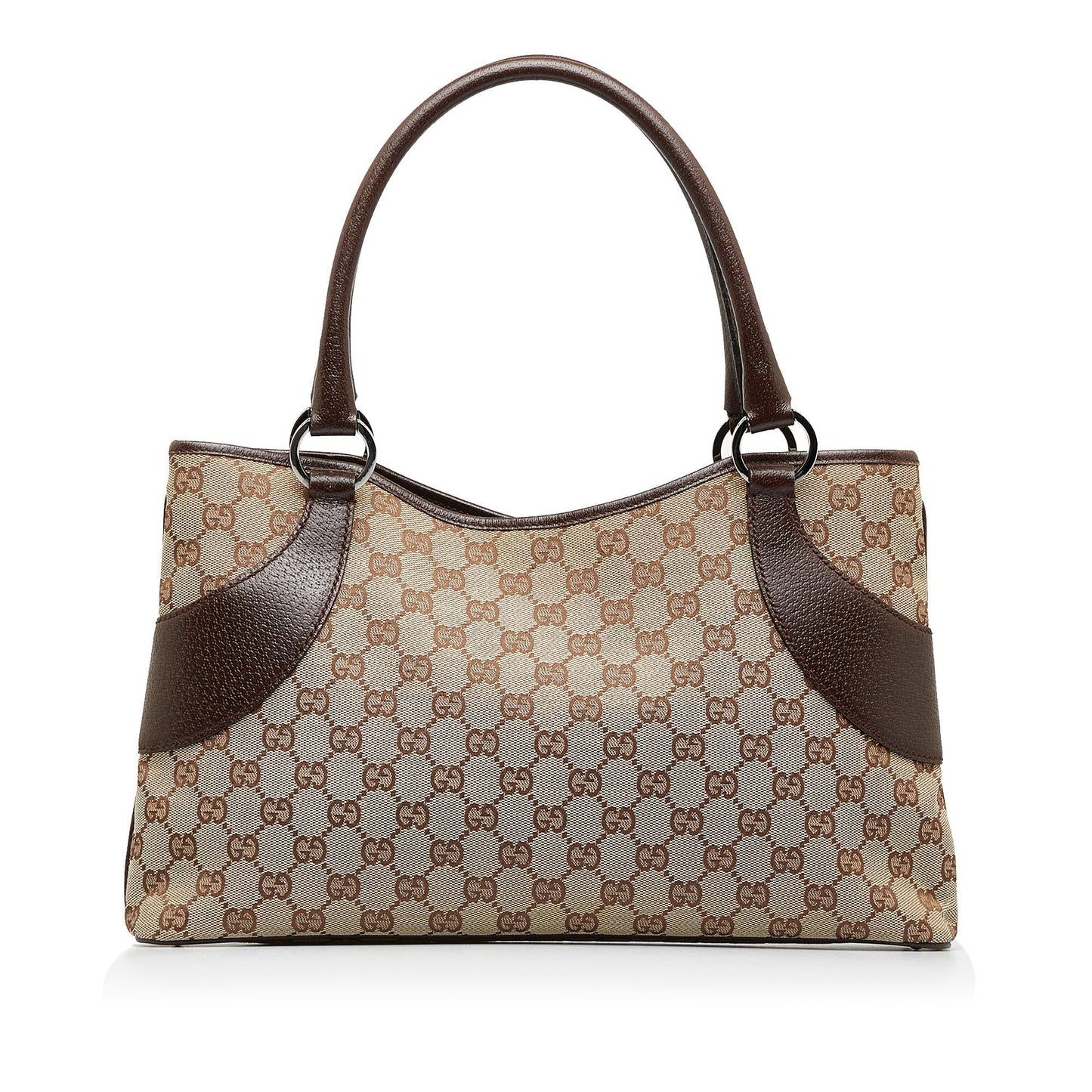Gucci GG SHG-bz9OYw Canvas Brown Shoulder Bag