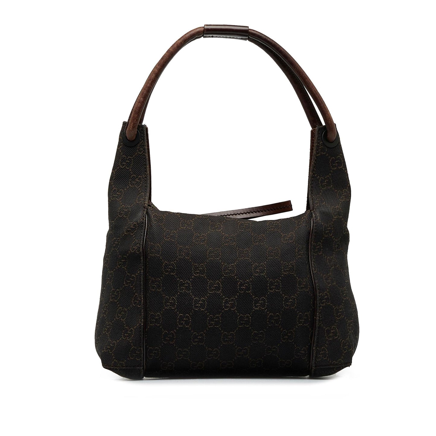 Gucci GG SHG-XKt1NY Canvas Brown Shoulder Bag