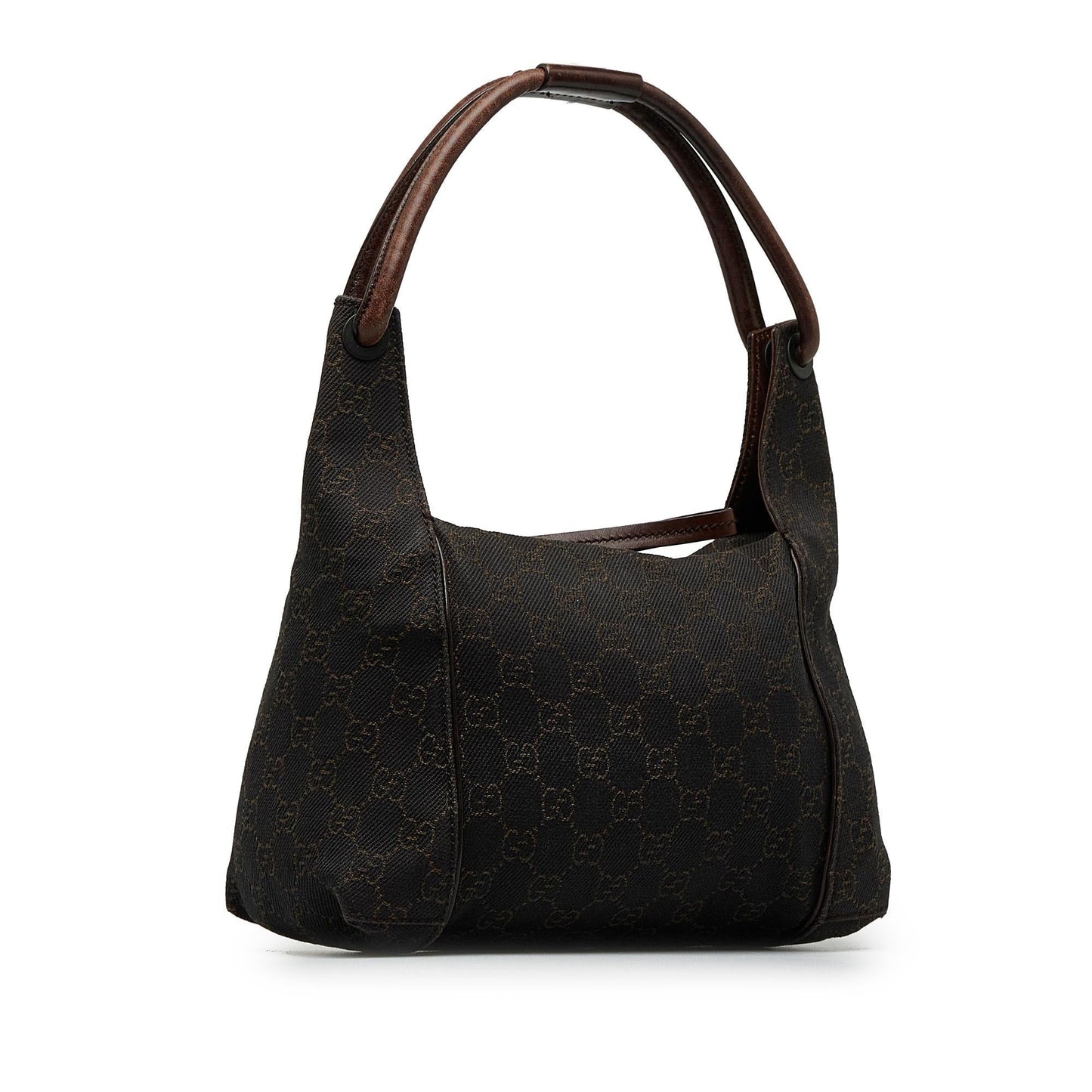 Gucci GG SHG-XKt1NY Canvas Brown Shoulder Bag