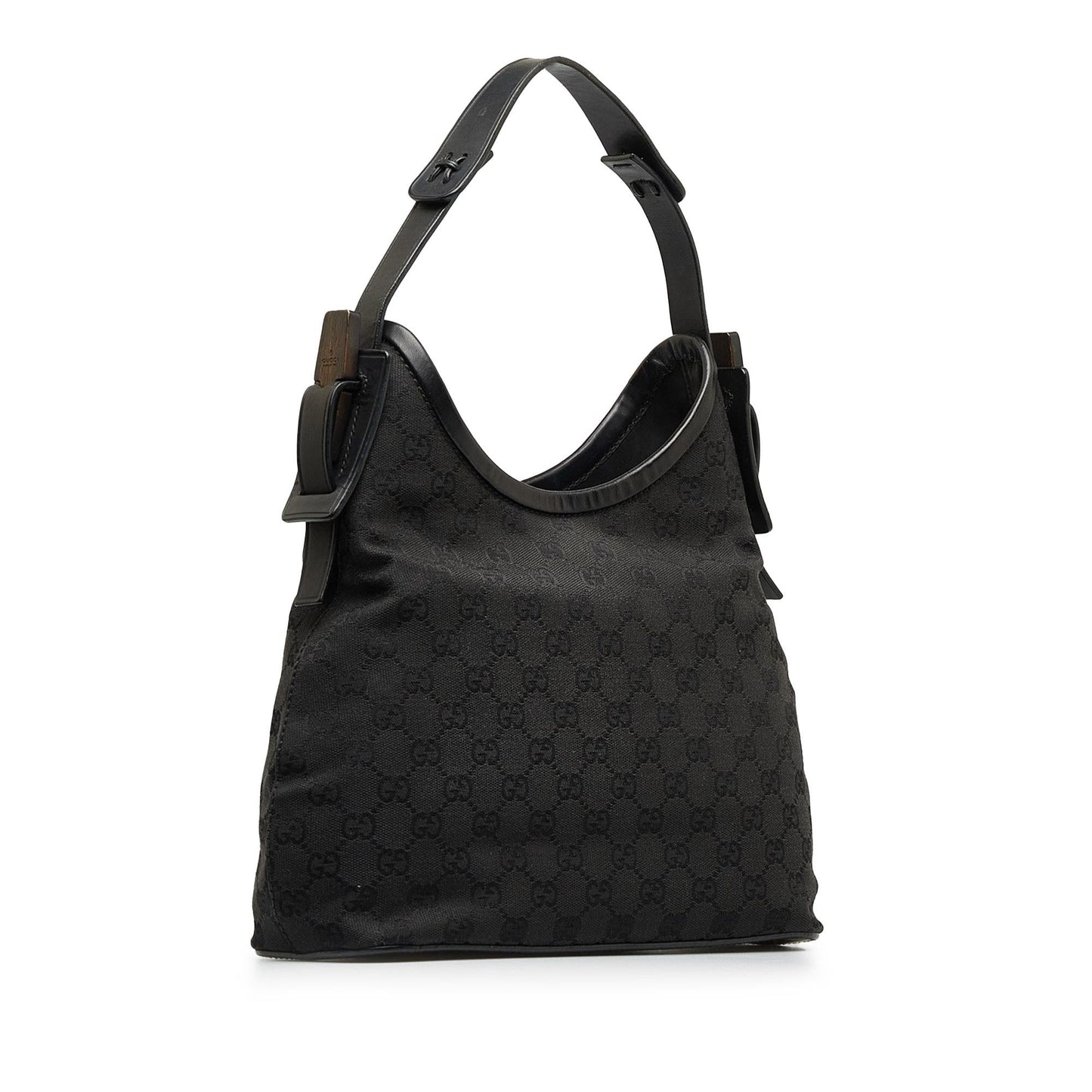 Gucci GG SHG-ApAmIT Canvas Black Shoulder Bag