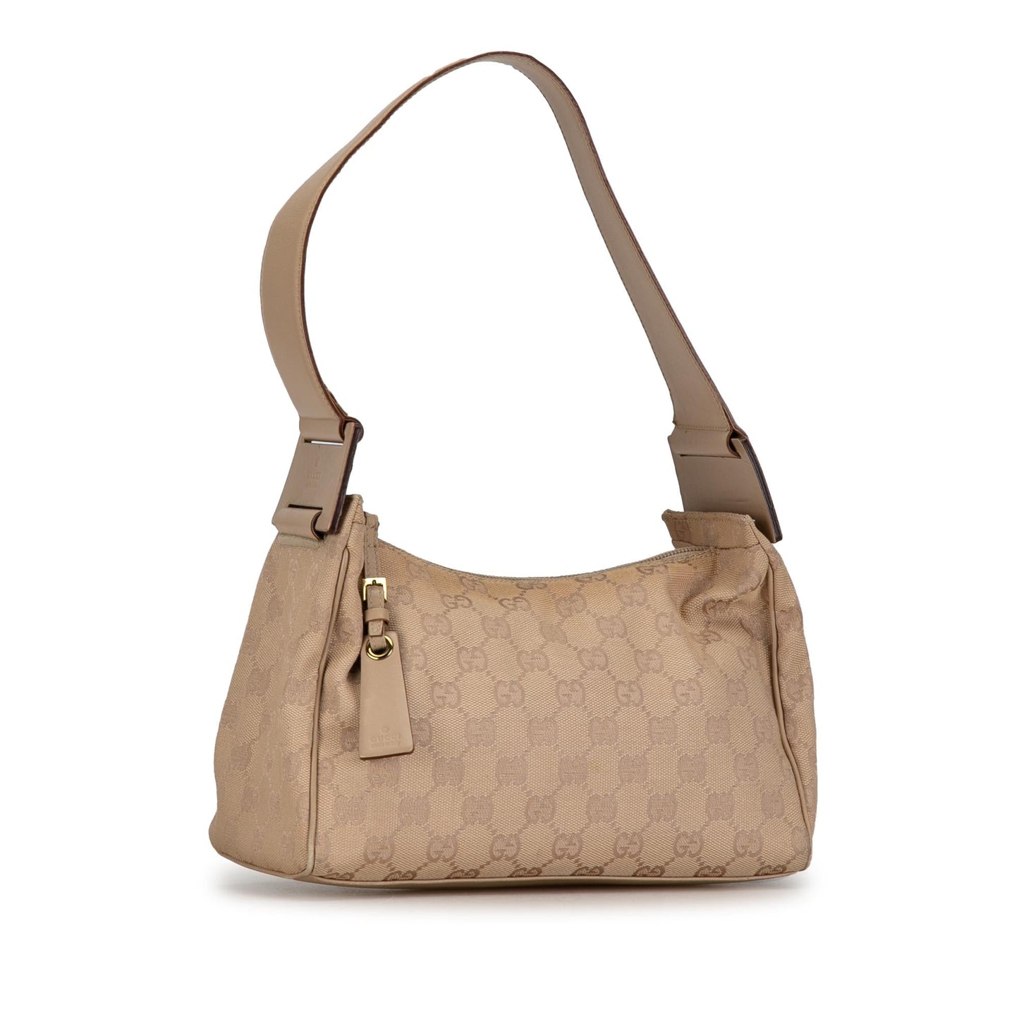 Gucci GG SHG-pGVXwe Canvas Calf Brown Shoulder Bag