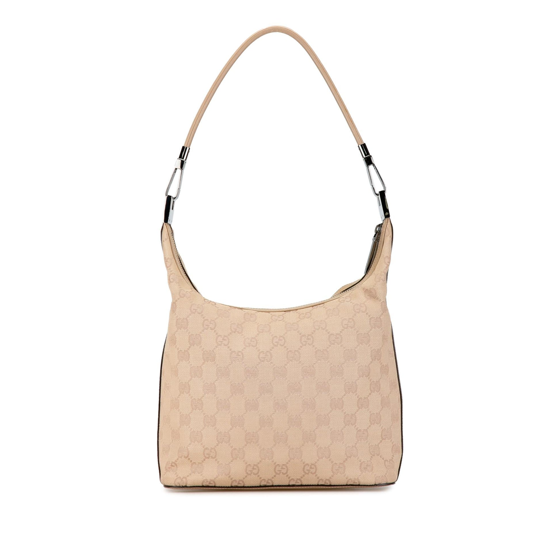 Gucci GG SHG-SzJcHp Canvas Brown Shoulder Bag