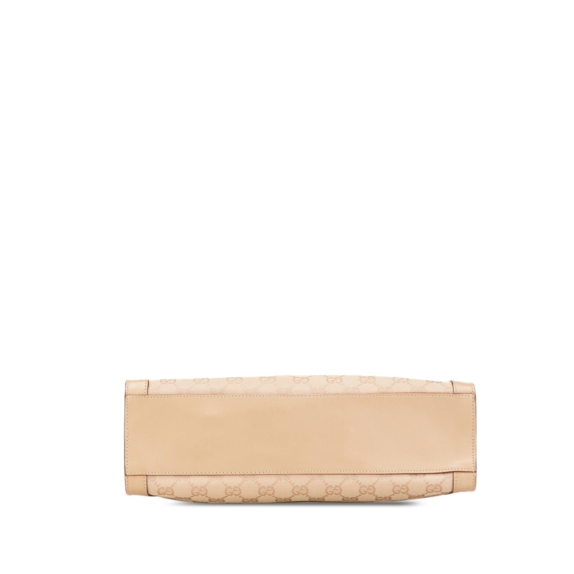Gucci GG Canvas Brown Shoulder Bag Shg Azwvug