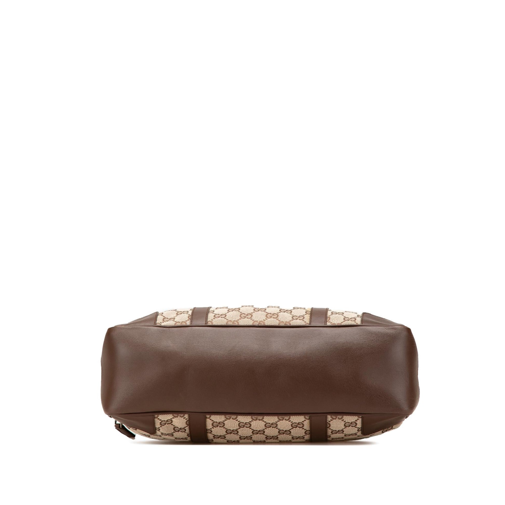 Gucci GG Canvas Calf Brown Shoulder Bag Bag 2